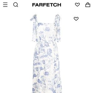 Twilight floral-print midi dress